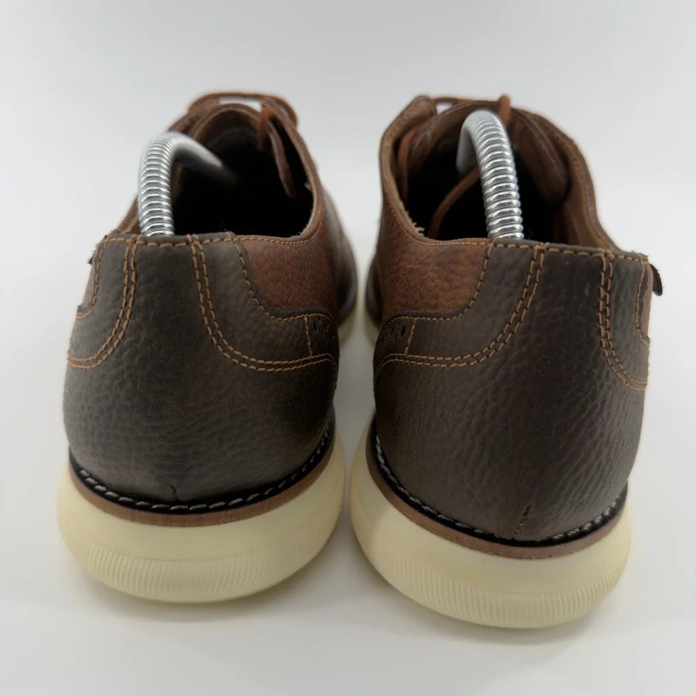 GH Bass Mens Brown Oxford Dress Shoes Size 10 Casual Derby
